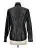 Classiques Entier Metallic Black Long Sleeve Button-Down Shirt Size M - photo 2