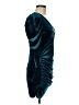 Double Crazy Teal Cocktail Dress Size M - photo 4