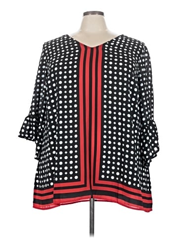 Avenue Studio 3/4 Sleeve Blouse (view 1)