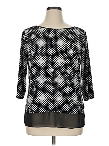 Worthington 3/4 Sleeve Blouse (view 1)