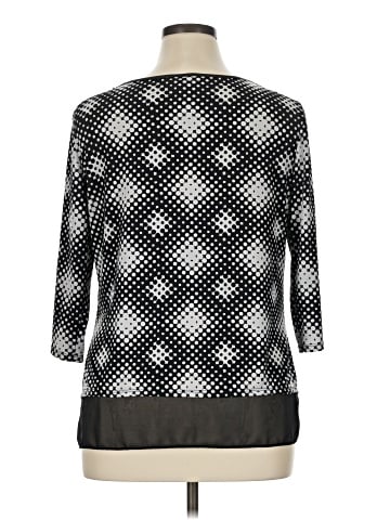 Worthington 3/4 Sleeve Blouse (view 2)