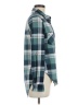 Passport Plaid Teal Long Sleeve Blouse Size M - photo 4