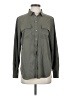 J. McLaughlin Solid Green Long Sleeve Button-Down Shirt Size S - photo 1