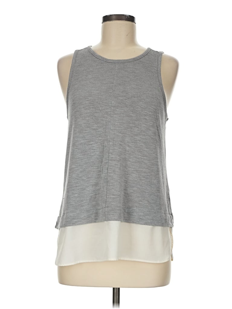 Pre-owned Jcrew Sleeveless T-shirt In Gray