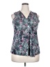Croft & Barrow Teal Sleeveless Blouse Size XL - photo 1