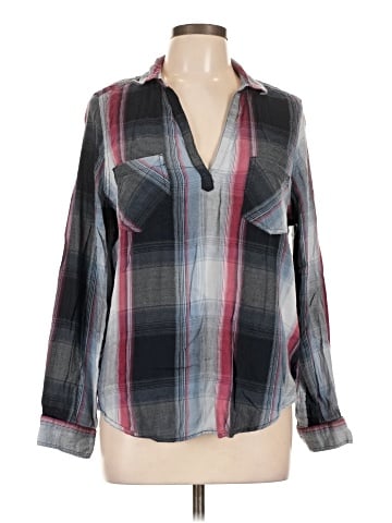 Mudd Long Sleeve Blouse (view 1)