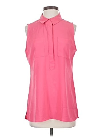 Ann Taylor Factory Sleeveless Button-Down Shirt (view 1)