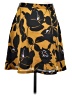 The Limited 100% Polyester Print Yellow Casual Skirt Size 0 - photo 1