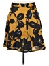 The Limited 100% Polyester Print Yellow Casual Skirt Size 0 - photo 2