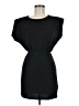 Subdued Solid Black Casual Dress Size M - photo 1