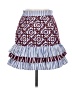 Sandro Graphic Blue Casual Skirt Size Sm (1) - photo 2