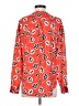 Juicy Couture 100% Polyester Orange Long Sleeve Blouse Size XS - photo 2