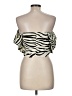 H&M 100% Polyester Ivory Sleeveless Blouse Size M - photo 2