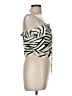 H&M 100% Polyester Ivory Sleeveless Blouse Size M - photo 4