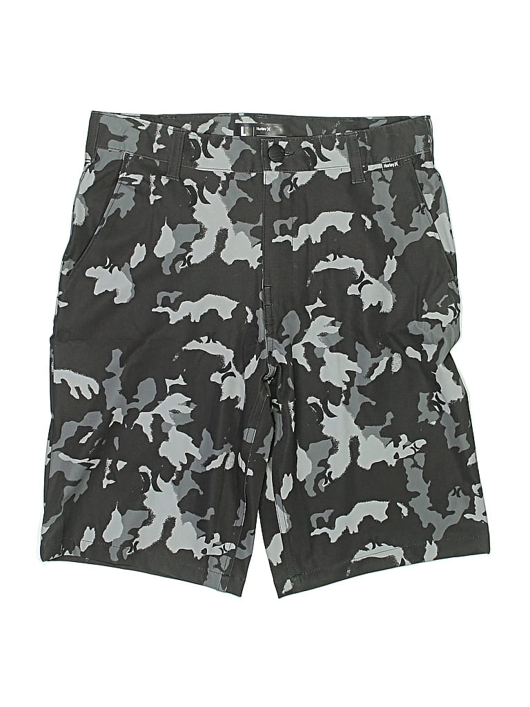 Pre-owned Hurley Kids' Cargo Shorts In Gray