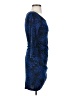 Express Animal Print Blue Cocktail Dress Size XS - photo 4