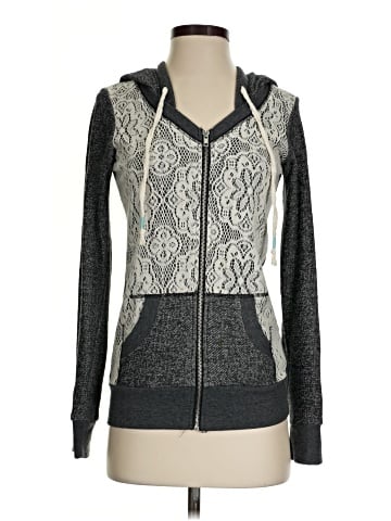 Wish and Whim Zip Up Hoodie (view 1)
