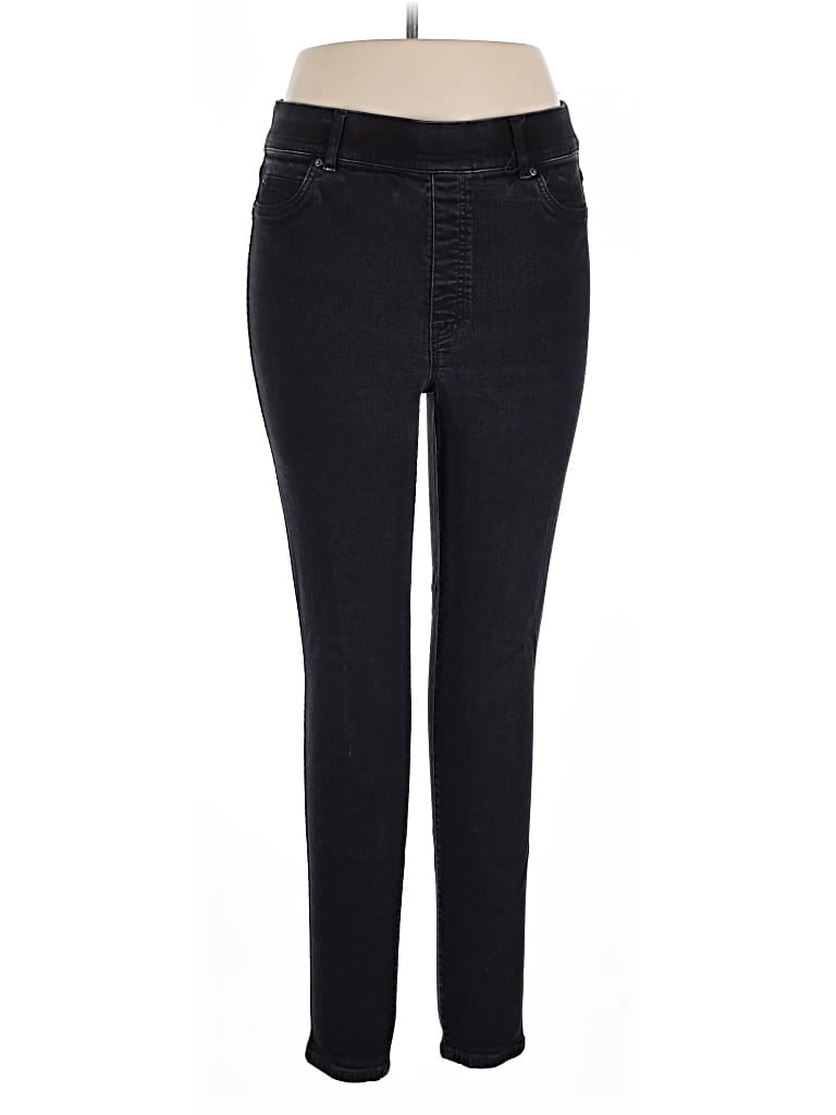 Pre-owned Spanx Jeans In Black