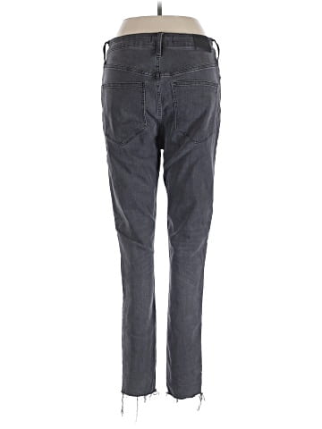 Madewell Tall Curvy High-Rise Skinny Jeans in Black Sea (view 2)