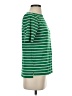 Calvin Klein Stripes Green 3/4 Sleeve Top Size S - photo 4