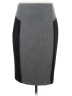 Express Color Block Gray Formal Skirt Size 8 - photo 1