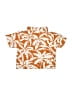 Gymboree 100% Cotton Tropical Orange Short Sleeve Button-Down Shirt Size 3-6 mo - photo 2