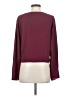 Babaton Burgundy Long Sleeve Blouse Size S - photo 2