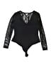 Bar III Black Bodysuit Size L - photo 1