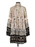 Entro 100% Rayon Paisley Tan Casual Dress Size S - photo 1