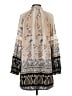 Entro 100% Rayon Paisley Tan Casual Dress Size S - photo 2
