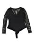 Bar III Black Bodysuit Size L - photo 2