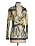 Hale Bob Yellow Long Sleeve Blouse Size XS - photo 1