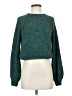 Altar'd State 100% Polyester Tweed Green Pullover Sweater Size S - photo 1