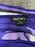 Feathers 100% Polyester Purple Poncho Size 3X - photo 7