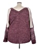 Cato Burgundy Long Sleeve Top Size 26 - 28 - photo 2