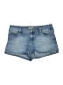 BLUE SPICE Blue Denim Shorts Size 13 - photo 1
