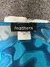 Feathers Blue Poncho Size 2X - photo 7