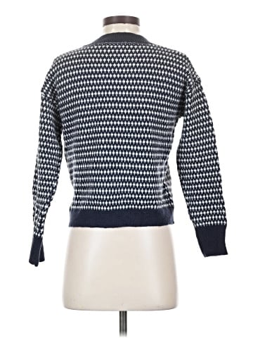 Knit Mix Pullover Sweater (view 2)