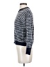 Knit Mix Houndstooth Blue Pullover Sweater Size S - photo 5