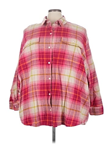 Old Navy 3/4 Sleeve Button-Down Shirt (view 1)