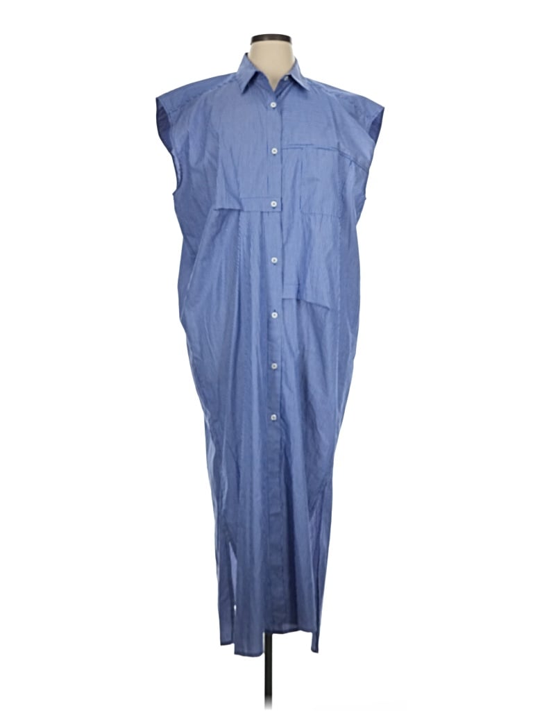 Pre-owned Zara Casual Dress In Blue