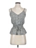 Sienna Sky 100% Polyester Gray Sleeveless Blouse Size S - photo 1