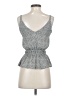 Sienna Sky 100% Polyester Gray Sleeveless Blouse Size S - photo 2