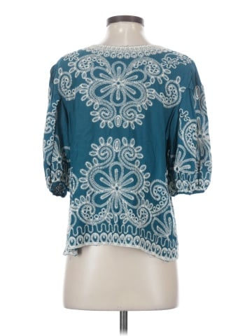 Solitaire 3/4 Sleeve Blouse (view 2)