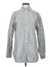 Everlane 100% Supima Cotton Stripes Silver Long Sleeve Button-Down Shirt Size XS - photo 1