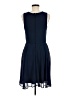 Maurices 100% Polyester Solid Blue Cocktail Dress Size 7 - 8 - photo 2