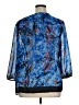 Womyn Blue 3/4 Sleeve Blouse Size XL - photo 2