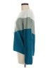 Design History Color Block Teal Pullover Sweater Size M - photo 5