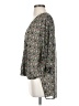 WAYF 100% Polyester Gray 3/4 Sleeve Blouse Size S - photo 5