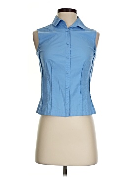 Ann Taylor Sleeveless Button Down Shirt